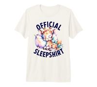 Cute Baby Giraffe Official Sleepshirt Funny Sleep Lover Premium T-Shirt
