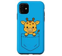 Cute Baby Giraffe Pocket Pal Funny Giraffe Safari Animal Case for iPhone 11