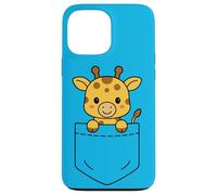 Cute Baby Giraffe Pocket Pal Funny Giraffe Safari Animal Case for iPhone 13 Pro Max