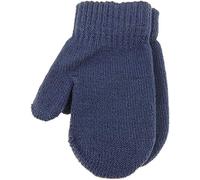 Cute Baby Girls Boys Gender Neutral Toddler Babies Childrens Kids Warm Winter Knit Knitted Magic Stay On Mitts Outdoor Autumn Shower Christmas Gift Fluffy Mittens Gloves 0 Months (Newborn Navy)