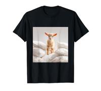 Cute Baby Goat Among Pillows Farm Animal Value Graphic T-Shirt