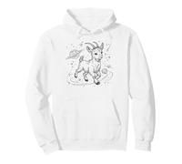 Cute Baby Goat in Space Cosmic Animal Explorer Design Pullover Hoodie