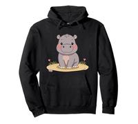 Cute Baby Hippo Pygmy Pullover Hoodie