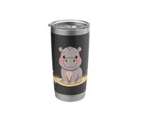 Cute Baby Hippo Pygmy Stainless Steel Insulated Tumbler