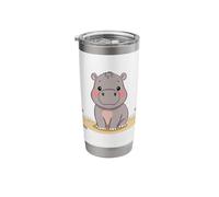 Cute Baby Hippo Pygmy Stainless Steel Insulated Tumbler