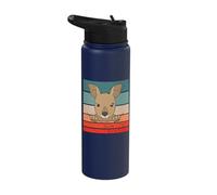 Cute Baby Inside. Cute Baby Kangaroo in The Belly Animal Stainless Steel Insulated Water Bottle