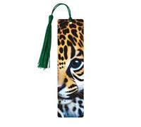 Cute Baby Jaguar 1 Print Wood Bookmark for Women Men,with Tassels Reading Bookmarks for Book Lovers,Gifts