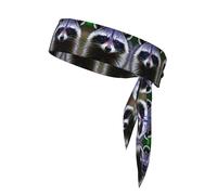 Cute Baby Jaguar Elastic Head Tie Headband, Running Tennis Sports Workout Karate Sweatband for Men and Women