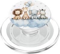 Cute Baby Jungle Animals Balloons Cloud Kids PopSockets PopGrip for MagSafe