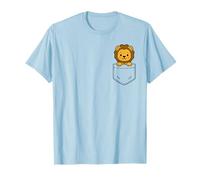 Cute Baby Lion Pocket Pal Funny Lion Cub Safari Animal T-Shirt