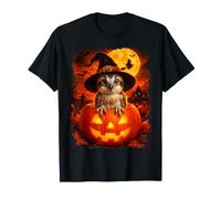 Cute Baby Osprey Hawk Bird Witch on Halloween T-Shirt
