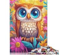 Cute Baby Owl Puzzle for Adults And Teenagers 500 Pieces Puzzles for Adults Brain Teaser Puzzle 500pcs (52x38cm)