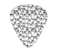 Cute Baby Penguins Sketch Guitar Plectrums 12-Piece Set For Acoustic Guitar, Electric Guitar, Double Bass, Ukulele