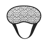 Cute Baby Penguins Sketch Print Sleep Eye Mask Light Blocking Soft and Comfortable Night Eye Blinder for Women Men for Sleeping Travel Night Shift