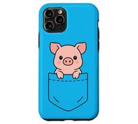 Cute Baby Piglet Pocket Pal Funny Pig Farm Animal Case for iPhone 11 Pro