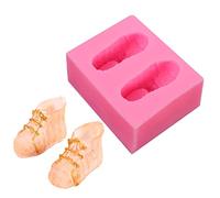Cute Baby Shoes Silicone Mold Baby Birthday Cupcake Fondant Cake Decorating Tool Candy Clay Chocolate Mold Silicone Mousse Molds