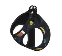 Cute Baby Sloths Sleeping Print Adjustable Harness Leash Set For Cats And Dogs, Soft Breathable Kitten Puppy Mesh Vest With Reflective Design, Escape-Proof Lead For Small Pets Walking Training