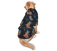 Cute Baby Sloths Sleeping Print Dog Hoodie Pet Sweatshirt, Warm, Soft And Breathable Hooded Clothes For Medium To Large Dogs, Easy-To-Wear Design, For Winter And Fall