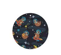 Cute Baby Sloths Sleeping Printing 10 Pcs Air Freshener Cards,Car Scented Hanging Sheets Air Freshener Set For Car Decoration