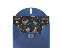 Cute Baby Sloths Sleeping Printing Horizontal Love Buckle Pearl Paper Holiday Greeting Card With Envelopes For Friends, Family