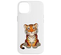 Cute Baby Tiger Cub Kawaii Bengal Tiger Jungle Graphic Case for iPhone 14 Plus