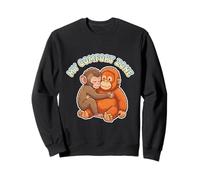 Cute Baby Viral Monkey Team Punch My Comfort Zone Sweatshirt