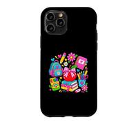Cute Back to School Apple Backpack Pencil Books Supplies Case for iPhone 11 Pro
