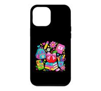 Cute Back to School Apple Backpack Pencil Books Supplies Case for iPhone 12 Pro Max