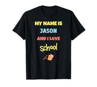 Cute Back to School Teacher Jason and I Love School T-Shirt