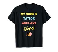 Cute Back to School Teacher Taylor and I Love School T-Shirt