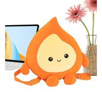Cute Backpacck Cute Cuute Furry Plussh Backpacks, Small Cartoon Doll Baackpacks | Llama Design Fashion Backpack Bags, Toddler Bags Dolls, Co, Orange, Consulte la descripción