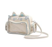 Cute Backpack - Cute Fashion Multi-Compartment | Small Backpack Clear Travel Purse - for Office Work College Camping Hiking Outdoor Weekender Road Trip Vacation