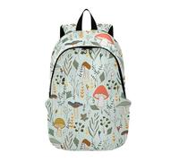 Cute Backpack for Women Forest Mushroom Backpack Fashion Teen Girls Mushroom Mint Wood Mushrooms 12.2 x 7.5 x 19.3 Inches Classic Wood Mushrooms Mint 12.2 x 19.3 Inches, Mint Wood Mushrooms, 12.2 x