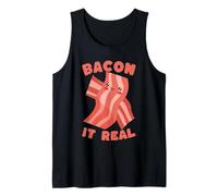 Cute Bacon Face Funny Food Lover Humor Tank Top