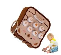 Cute Bag Charm,Whack Mole Calm Down Toys - Glowing Cute Fidget Decorations Portable Bag Accessories for Kids Children Adults Birthday