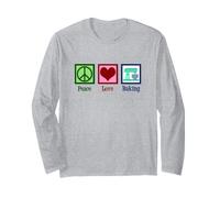 Cute Baker Peace Love Baking Long Sleeve T-Shirt