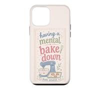 Cute Baking Humor Mental Bake Down From Scratch Mood Case for iPhone 12 mini