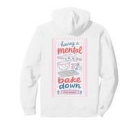 Cute Baking Humor Mental Bake Down From Scratch Quote Pullover Hoodie