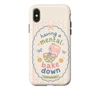 Cute Baking Humor Whisking Through a Mental Bake Down Case for iPhone X/XS