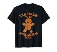 Cute Baking It’s a Bad Day to Be Gingerbread Man Christmas T-Shirt