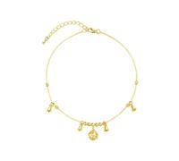 Cute Ball Beaded Jingle Bell Adjustable Anklet Bracelets for Women Dainty Gold Plated Round Charm Ankle Bracelet Chain Fashion Summer Foot Jewelry Valentine's Day Gift Her