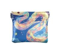 Cute Ball Python Fashion Small Leather Coin Purse Fancy Organizing Pouches for Men Women Travel pequenos para
