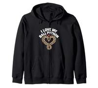 Cute Ball Python Zip Hoodie