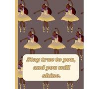 Cute Ballerina Composition Notebook: Yellow Pattern Pretty Wide Ruled School Notebook for Writing and Diary | 8.5 x 11" Inches, 120 Pages | Cute Gifts for Teen Girls, Tweens, Kids & Teenagers