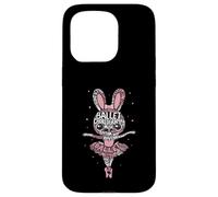 Cute Ballet Choreography Music Rhythm Bunny Case for iPhone 15 Pro
