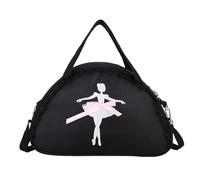 Cute Ballet Dance Backpack Sweet Ruffle Lace Tutu Dress Dance Shoulder Handbag Waterproof Small Duffle Bag Gym Princess