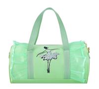 Cute Ballet Dance Bag Tutu Dress Dance Bag Personalised for Girls Ballerina Travel Bag Functional Shirt Women Long Sleeve with Pockets, Green, One Size