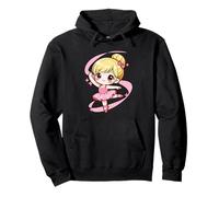 Cute Ballet Dancing Ballerina Girl Kid Hobby Kawaii Chibi Pullover Hoodie