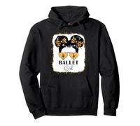 Cute Ballet Girl Bleached Leopard Ballet Dancer Ballerina Pullover Hoodie
