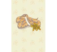 Cute Banana Ball Python Notebook 6" x 9" - 120 College-Ruled Pages / 60 Sheets - The Perfect Gift For Any Reptile Lover / Exotic Pets Owner
